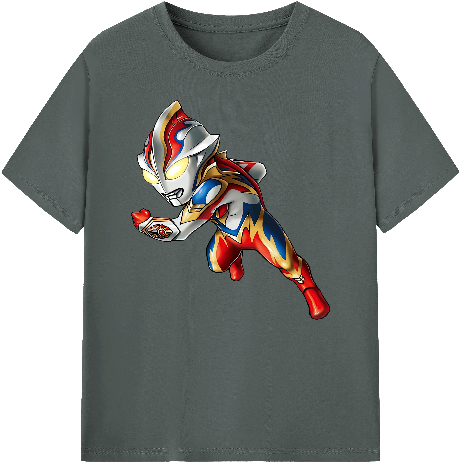 （画像用） ウルトラマン Ultraman 綿100％ メンズ半袖Tシャツ｜肌触りやわらか＆通気性